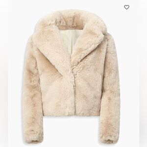 NWT‎ Apparis Girls Milly Faux Fur Short Coat Size 8 Winter Warm Luxurious